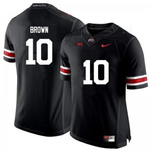 NCAA Ohio State Buckeyes Men's #10 Corey Brown Black Nike Football College Jersey USO1545KK